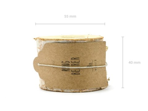 Drewniana podstawka na obrączki Drewniana podstawka na obrączki