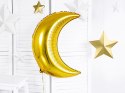Balon foliowy Księżyc, 60cm, złoty Balon foliowy Księżyc, 60cm, złoty