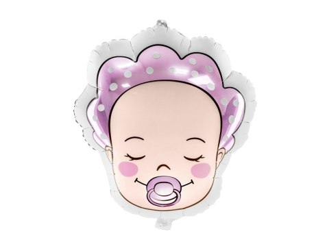 Balon foliowy Bobas - Dziewczynka, 40x45cm, mix Balon foliowy Bobas - Dziewczynka, 40x45cm, mix