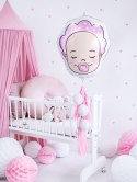 Balon foliowy Bobas - Dziewczynka, 40x45cm, mix Balon foliowy Bobas - Dziewczynka, 40x45cm, mix