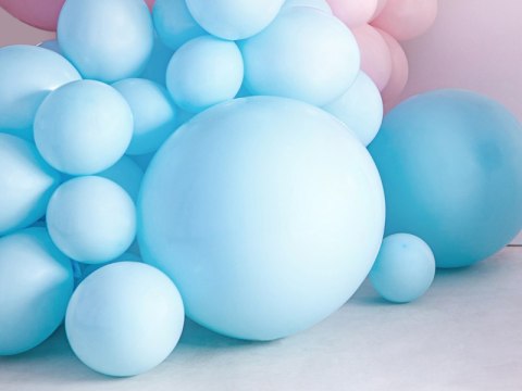 Balon okrągły 60cm, Pastel Light Blue Balon okrągły 60cm, Pastel Light Blue