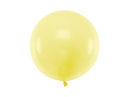 Balon okrągły 60cm, Pastel Light Yellow