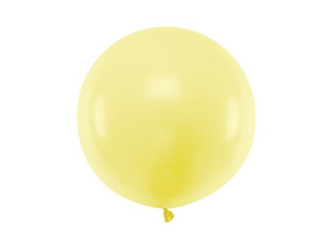 Balon okrągły 60cm, Pastel Light Yellow Balon okrągły 60cm, Pastel Light Yellow