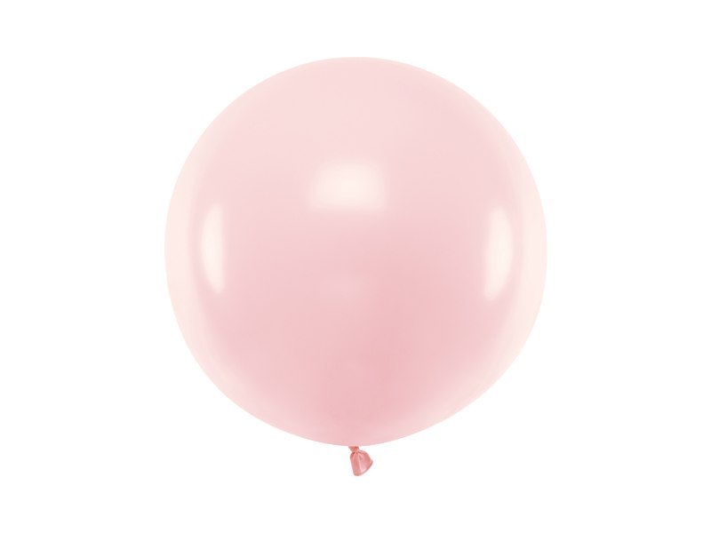 Balon okrągły 60cm, Pastel Pale Pink Balon okrągły 60cm, Pastel Pale Pink