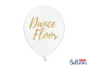 Balony 30cm, Candy Bar, Chill, Dance Floor, Drinks, Photo Booth, Pastel Pure White (1 op. / 6 szt.)