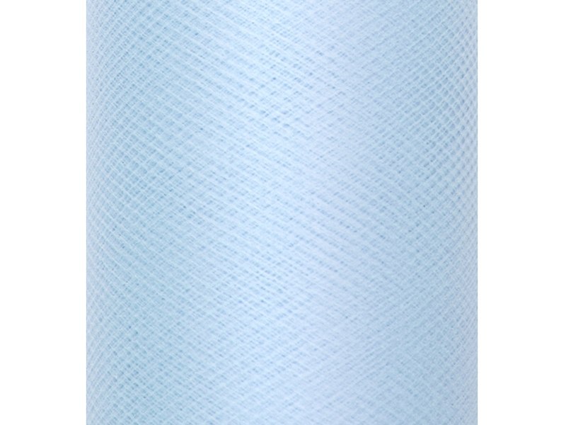 Tiul gładki, sztywny, błękit, 0,3 x 50m (1 szt. / 50 mb.)