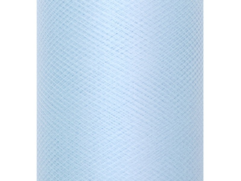Tiul gładki, sztywny, błękit, 0,3 x 50m (1 szt. / 50 mb.) Tiul gładki, sztywny, błękit, 0,3 x 50m (1 szt. / 50 mb.)