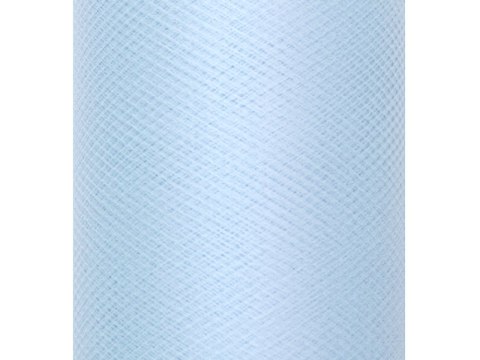 Tiul gładki, sztywny, błękit, 0,3 x 50m (1 szt. / 50 mb.)