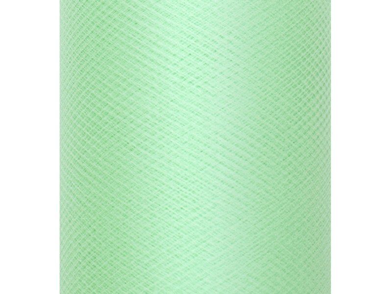 Tiul gładki, sztywny, mięta, 0,3 x 50m (1 szt. / 50 mb.) Tiul gładki, sztywny, mięta, 0,3 x 50m (1 szt. / 50 mb.)