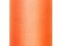 Tiul gładki, sztywny, pomarańcz, 0,3 x 50m (1 szt. / 50 mb.) Tiul gładki, sztywny, pomarańcz, 0,3 x 50m (1 szt. / 50 mb.)
