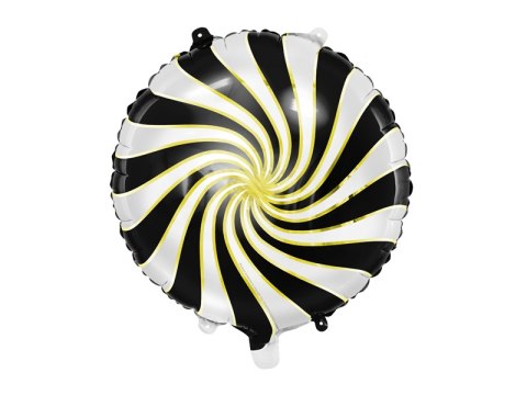 Balon foliowy Cukierek, 35cm, czarny Balon foliowy Cukierek, 35cm, czarny
