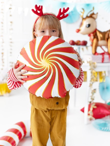 Balon foliowy Cukierek, 35cm, czerwony Balon foliowy Cukierek, 35cm, czerwony