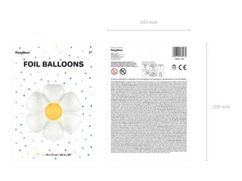 Balon foliowy Stokrotka, 75x71cm, mix Balon foliowy Stokrotka, 75x71cm, mix