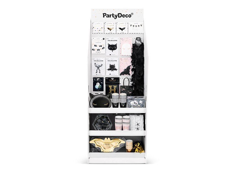 Stand papierowy, biały, 58x160x40cm Stand papierowy, biały, 58x160x40cm