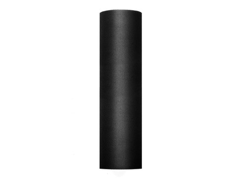 Tiul gładki, sztywny, czarny, 0,3 x 50m (1 szt. / 50 mb.) Tiul gładki, sztywny, czarny, 0,3 x 50m (1 szt. / 50 mb.)