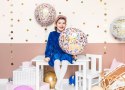 Balon foliowy Happy Birthday, 35cm, jasny różowy Balon foliowy Happy Birthday, 35cm, jasny różowy