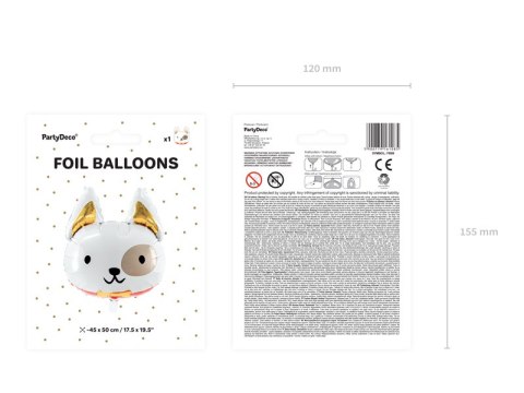Balon foliowy Pies, 45x50cm, mix Balon foliowy Pies, 45x50cm, mix