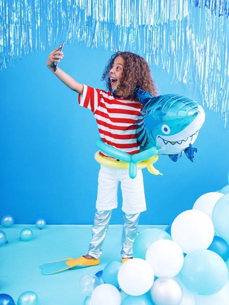 Balon foliowy Rekin, 92x48cm, mix Balon foliowy Rekin, 92x48cm, mix