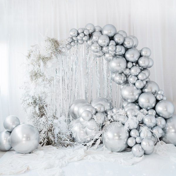 Balon chromowany 60cm, srebrny Balon chromowany 60cm, srebrny