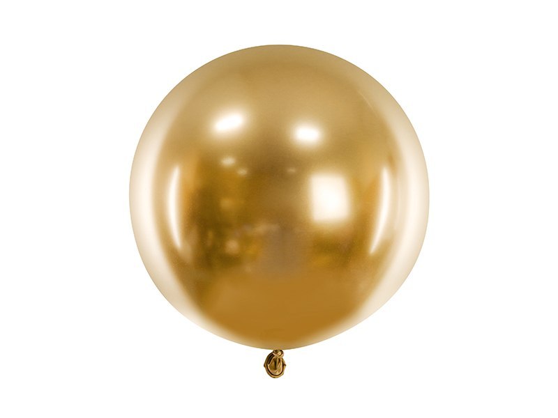 Balon okrągły Glossy 60cm, złoty Balon okrągły Glossy 60cm, złoty
