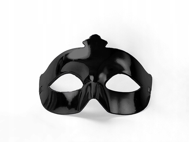 Maska party czarna Sylwester bal karnawałowy strój