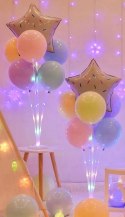 Stojak LED do balonów na balony urodziny roczek XL Stojak LED do balonów na balony urodziny roczek XL