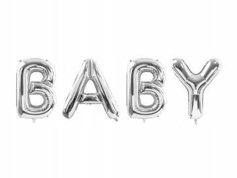 Balon foliowy BABY narodziny Baby Shower HEL 86cm Balon foliowy BABY narodziny Baby Shower HEL 86cm