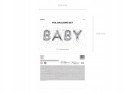 Balon foliowy BABY narodziny Baby Shower HEL 86cm Balon foliowy BABY narodziny Baby Shower HEL 86cm