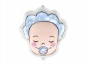 Balon foliowy BOBAS chłopiec narodziny Baby Shower Balon foliowy BOBAS chłopiec narodziny Baby Shower