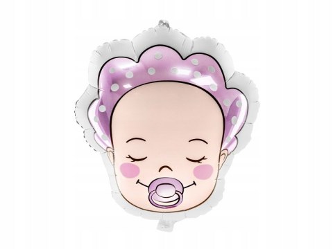 Balon foliowy BOBAS dziewczynka balony Baby Shower Balon foliowy BOBAS dziewczynka balony Baby Shower