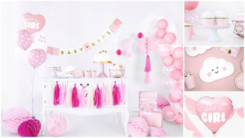 Balon foliowy BOBAS dziewczynka balony Baby Shower Balon foliowy BOBAS dziewczynka balony Baby Shower