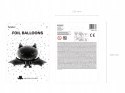 Balon foliowy NIETOPERZ czarny Halloween 80cm hel Balon foliowy NIETOPERZ czarny Halloween 80cm hel