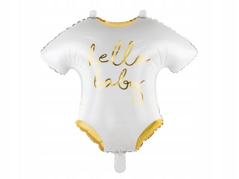 Balon foliowy śpioszki HELLO BABY na Baby Shower