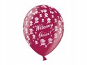 Balony Witamy gości śliwka metaliczne na ślub x10 Balony Witamy gości śliwka metaliczne na ślub x10