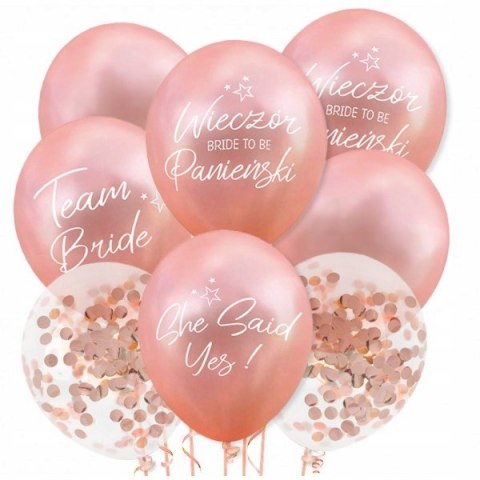 Balony ZESTAW wieczór panieński tatuaże rosegold Balony ZESTAW wieczór panieński tatuaże rosegold
