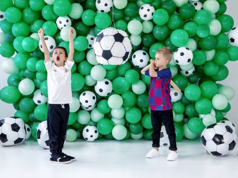 Balony ozdoby piłkarskie na 1-99 urodziny ZESTAW Balony ozdoby piłkarskie na 1-99 urodziny ZESTAW