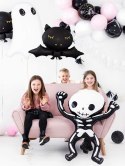 Balony talerzyki kubki zestaw na domowy Halloween