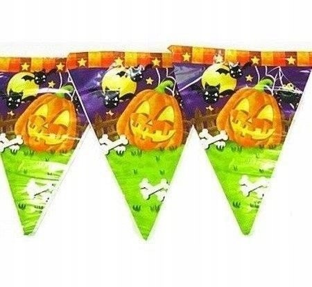 Baner flagi WESOŁA DYNIA dla dzieci Halloween 3,6m Baner flagi WESOŁA DYNIA dla dzieci Halloween 3,6m