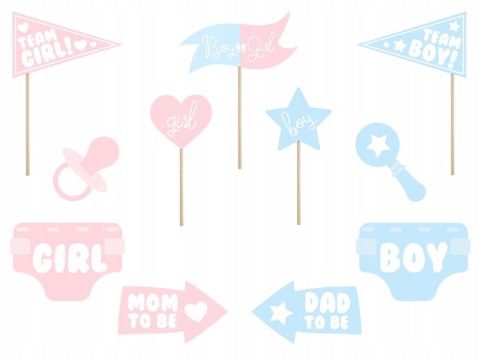 Gadżety do zdjęć Baby Shower tabliczki JAKA PŁEĆ Gadżety do zdjęć Baby Shower tabliczki JAKA PŁEĆ