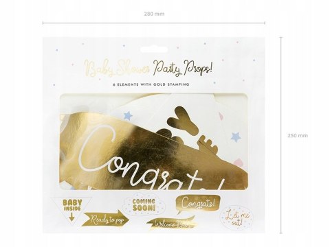 Gadżety do zdjęć rekwizyty tabliczki Baby Shower Gadżety do zdjęć rekwizyty tabliczki Baby Shower