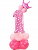 Balony cyfra 1 dekoracje ozdoby roczkowe na roczek Balony cyfra 1 dekoracje ozdoby roczkowe na roczek