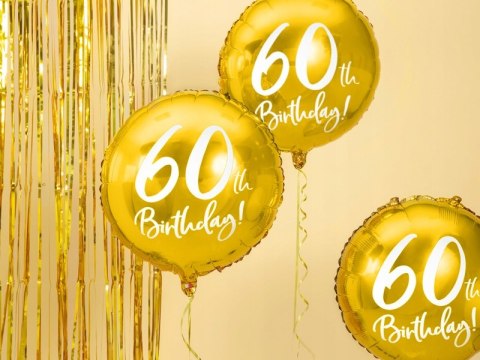 Balony dekoracje ZESTAW ozdoby na 60 urodziny HEL Balony dekoracje ZESTAW ozdoby na 60 urodziny HEL