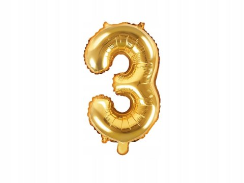 Dekoracje ozdoby balon cyfra 3 na trzecie urodziny Dekoracje ozdoby balon cyfra 3 na trzecie urodziny