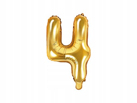 Dekoracje ozdoby balon cyfra 4 na czwarte urodziny Dekoracje ozdoby balon cyfra 4 na czwarte urodziny