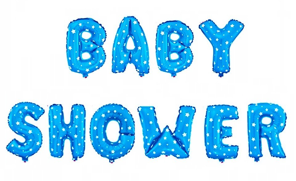 Napis baner girlanda literki balony na Baby Shower Napis baner girlanda literki balony na Baby Shower