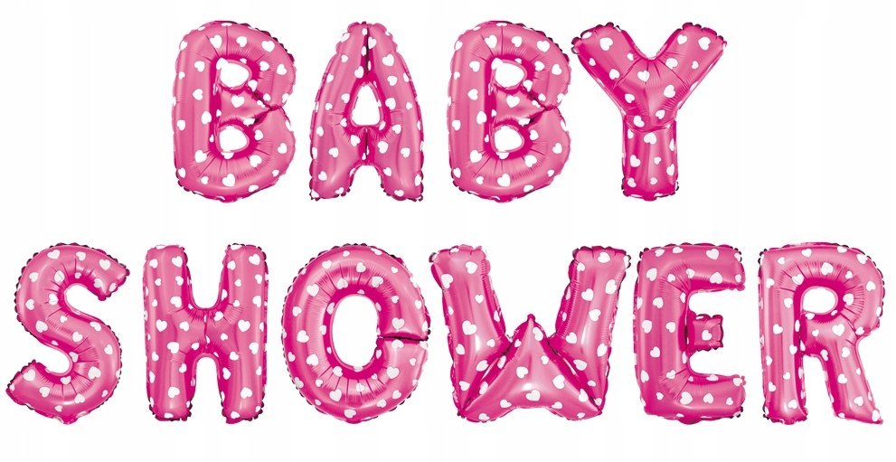 Napis baner girlanda literki balony na Baby Shower Napis baner girlanda literki balony na Baby Shower