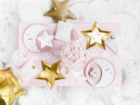 Serwetki LITTLE STAR na chrzest roczek baby shower Serwetki LITTLE STAR na chrzest roczek baby shower
