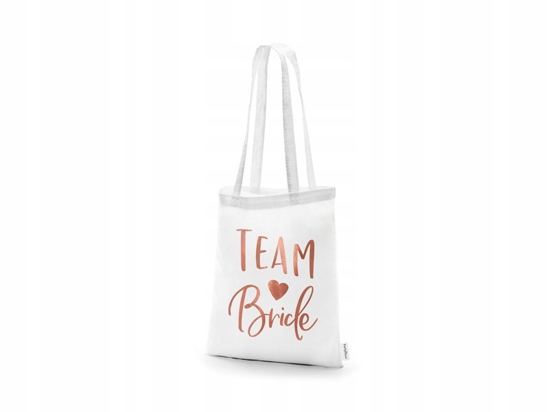 Torba Team Bride różowe złoto gadżety na panieński Torba Team Bride różowe złoto gadżety na panieński