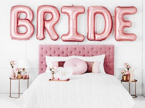 Torba Team Bride różowe złoto gadżety na panieński Torba Team Bride różowe złoto gadżety na panieński