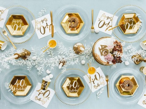 Wielki zestaw dekoracje balony ozdoby 40 urodziny Wielki zestaw dekoracje balony ozdoby 40 urodziny